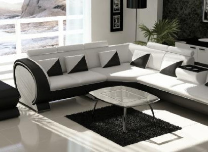 Designer Corner sofa Living landscape Sofa + USB Upholstery Suite Lounge Sofas Couches
