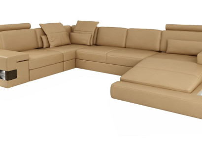 Corner sofa U-shape Sofa Living landscape Upholstery Bed function Design Modern new