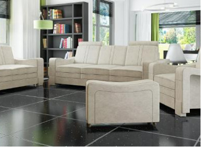 Sofa set Textile Upholstery Sofa with USB Suite Fabric sofa 3+2+1 Living landscape