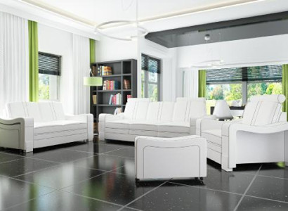 LEATHER SOFA 3+2+1 SOFA +USB Suite UPHOLSTERY SET DESIGN SOFA Sofa set NEW