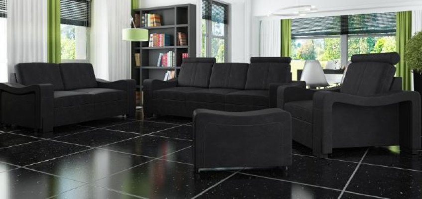 Suite Fabric Sofa 3+2+1 Sofa Set Custom Made Upholstery Sofa USB Textile