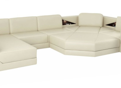 Corner sofa U-shape Couch Living landscape Sofa Couch Modern Design Sofa Textile Leather