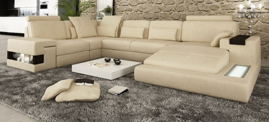 Corner sofa Couch Upholstery Couches new Corner U-shape Sofa Living landscape Furniture Sofas new