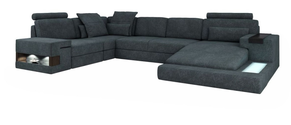 Round Corner Sofa Upholstery xxl Big U-shape Couches Living landscape U-shape Sofas new