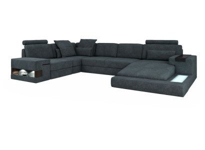 Round Corner Sofa Upholstery xxl Big U-shape Couches Living landscape U-shape Sofas new
