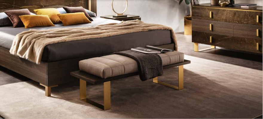 Footstool Designer Side Stool Stool Italian Bedroom Furniture 140cm