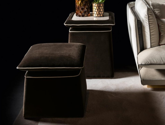Stool Footstool Ottoman Stool Pouf Living room Designer arredoclassic