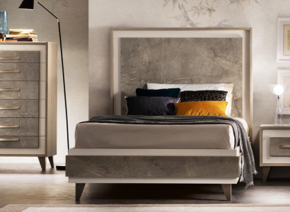 Upholstered bed Beds Bed Upholstery Wood Designer Hotel Design arredoclassic 120 cm