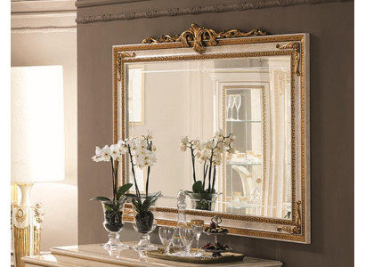 Wall mirror Wood Frame Golden Mirror Hanging mirror Wall mirror Living room new