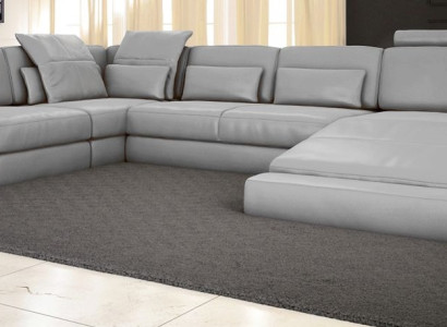 Sofa bed Couch Design Upholstery Textile Corner Living landscape Corner sofa Fabric U-shape
