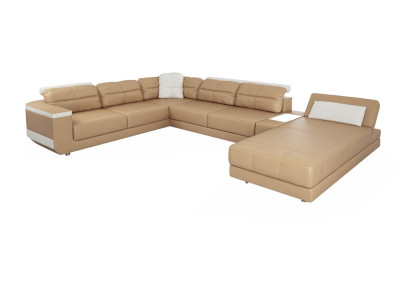 Design Couch Corner sofa Living landscape Sofa U-shape Upholstery Couches Textile Couches