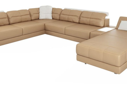 Design Couch Corner sofa Living landscape Sofa U-shape Upholstery Couches Textile Couches