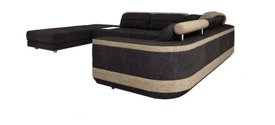 Design Couch Corner sofa Living landscape Sofa U-shape Upholstery Couches Textile Couches