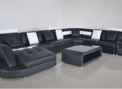 Corner sofa U-shape Living landscape Sofa Couch Upholstery Corner Fabric Sofas Furniture Leather