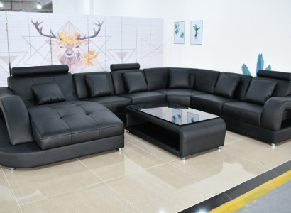 Sofa Couch Upholstery new Living landscape Design Corner sofa Leather Couches Sofas U-shape