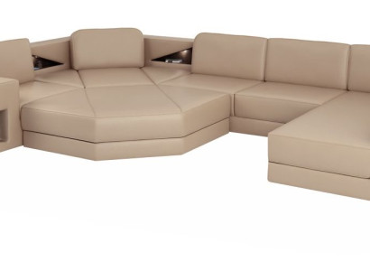 Corner sofa Sofa Couch Upholstery Suite Leather Sofas Corner Living landscape U-shape xxl