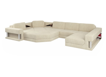 U-shape Sofa Couch Design Couch Textile Modern Upholstery new Living landscape Corner sofa