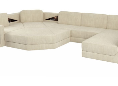 U-shape Sofa Couch Design Couch Textile Modern Upholstery new Living landscape Corner sofa