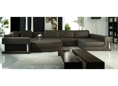 Sofas Living landscape Design Corner sofa Leather new U-shape Sofa Couch Upholstery Couches