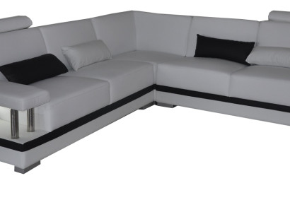 Leather sofa Couch Living landscape Corner Suite Design Modern Corner Sofa L-shape L6002