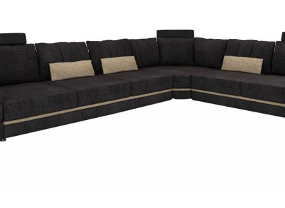 Living room Textile Black Sofa Sofas L-FormSeat Color Corner sofa Couch Upholstered furniture