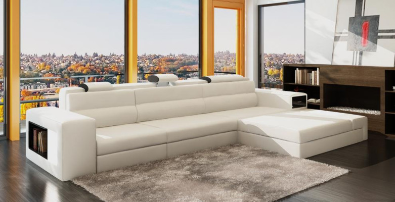 Designer sofa sofa with USB upholstery corner sofa suite living landscape leather sofa couch