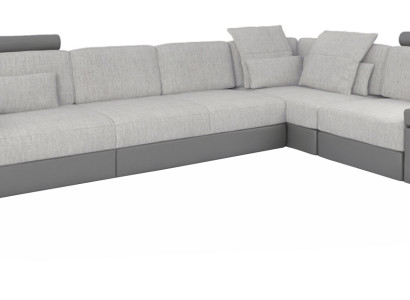 Design modern sofa L-shape sofas gray new couch corner leather living room couches