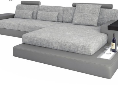Design Corner sofa Leather L-shape Modern Style Couch Upholstered furniture Living room new