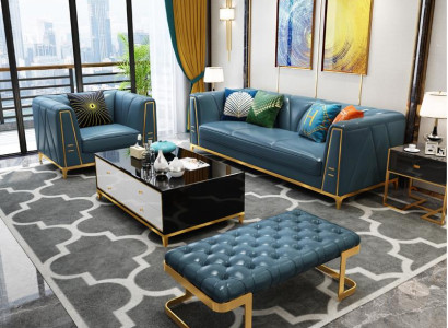 Chesterfield exclusive Design Furniture 31 Seater Stool Couch Upholstery Suite