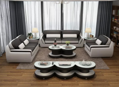 Sofa set 321 Table Stool Sideboard Living landscape Couches Sofa Couch 7 pieces.