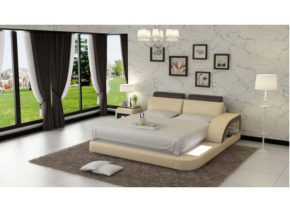 Waterbed with USB Hotel Double bed Beds Complete Leather bed Upholstered bed Water