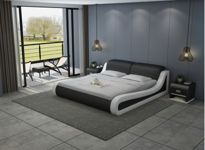 Waterbed Hotel Double bed Beds + USB Complete Leather bed Water Upholstered bed