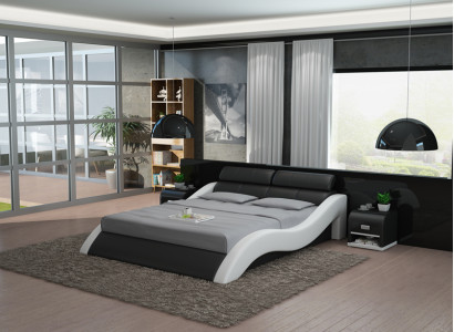Waterbed Hotel Double bed Beds with USB Complete Leather bed Water Upholstered bed