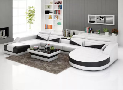 Corner suite sofa Upholstery corner group Living landscape leather sofa couches sofas 2-piece.