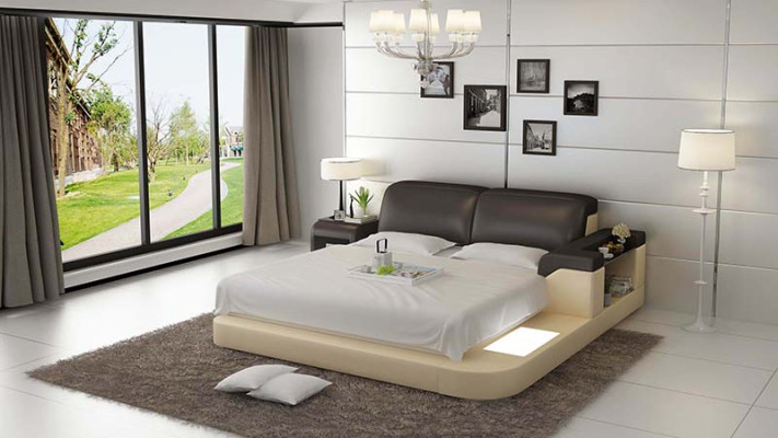 Waterbed Hotel Double Bed Beds Complete Leather Bed Upholstered bed Water LB8807