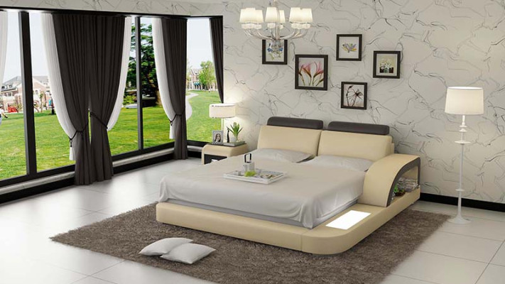 Waterbed Hotel Double Bed Beds Complete Leather Bed Upholstered bed Water LB8808