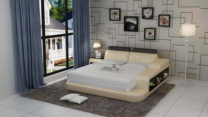 Waterbed Hotel Double Bed Beds Complete Leather Bed Upholstered bed Water LB8810