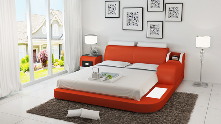 Waterbed Hotel Double Bed Beds Complete Leather Bed Upholstered bed Water LB8813