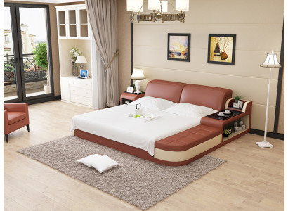 Waterbed Hotel Double Bed Beds Complete Leather Bed Upholstered bed Water LB8820