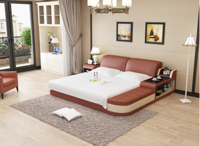 Waterbed Hotel Double Bed Beds Complete Leather Bed Upholstered bed Water LB8820
