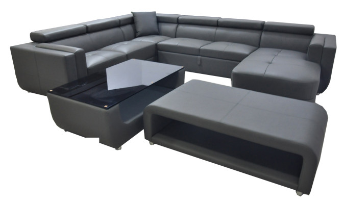 Designer Leather Upholstery Seat Corner Leather Sofa Upholstery Corner Landscape Room A1186
