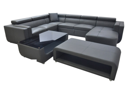 Designer Leather Upholstery Seat Corner Leather Sofa Upholstery Corner Landscape Room A1186