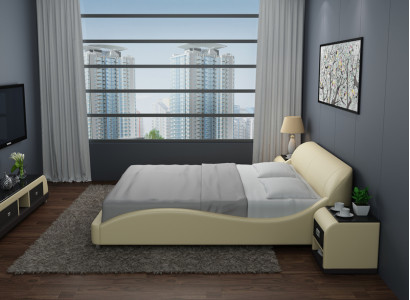 Waterbed Hotel Double Bed Beds Complete Leather Bed Upholstered bed Water LB8822
