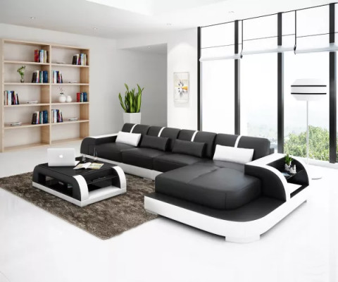 Design Corner sofa Sofa Couch Upholstery Sofa Corner suite Corner sofa seating sets 2 pieces.