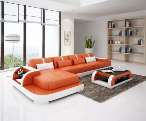 Design Corner sofa Sofa Couch Upholstery Sofa Corner suite Corner sofa seating sets 2 pieces.