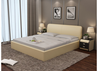 Waterbed Hotel Double bed full leather bed, padded waterbed LB8836