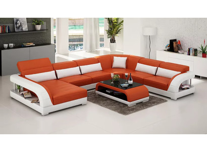 Living landscape Corner sofa Couch Upholstery Suite Designer Couches Sofas Upholstered corner