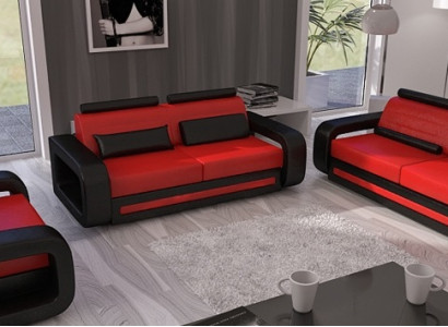 Sofa set Sofa Couch Upholstery Leather Couches Sofas 3+2+1 Davos Set Suite new