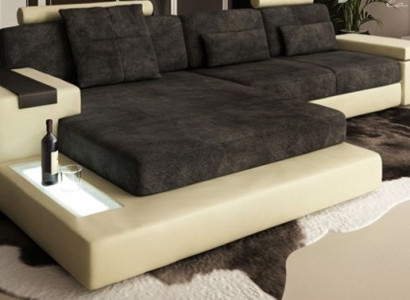 Sleep Corner sofa Living landscape Corner sofa Upholstery Corner Seat Couch Modern L-shape Big