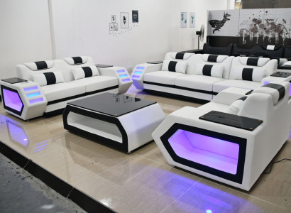 Sofa set white couch set 321 Seater Upholstery corner sets Living room sofas